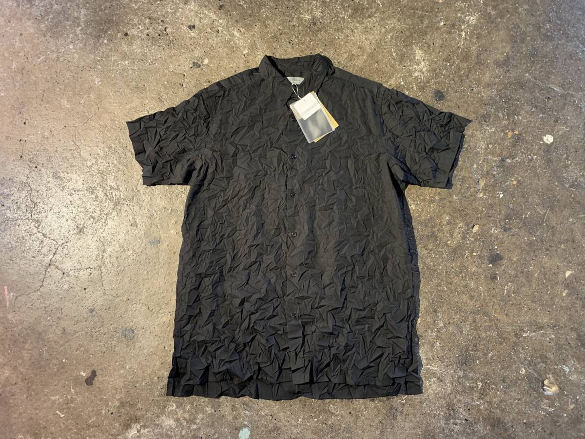 新品 Yohji Yamamoto POUR HOMME 22SS WRINKLE PROCESSING BROAD BIG