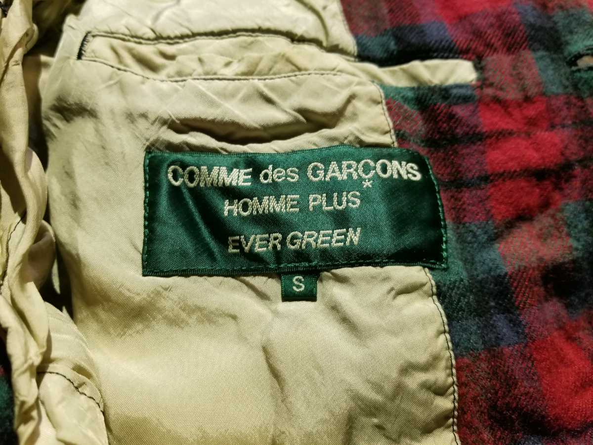 COMME des GARCONS HOMME PLUS EVER GREEN 06ss ウール縮絨ドッキングジャケット 2006ss コムデギャルソンオムプリュスエバーグリーン 復刻_画像4