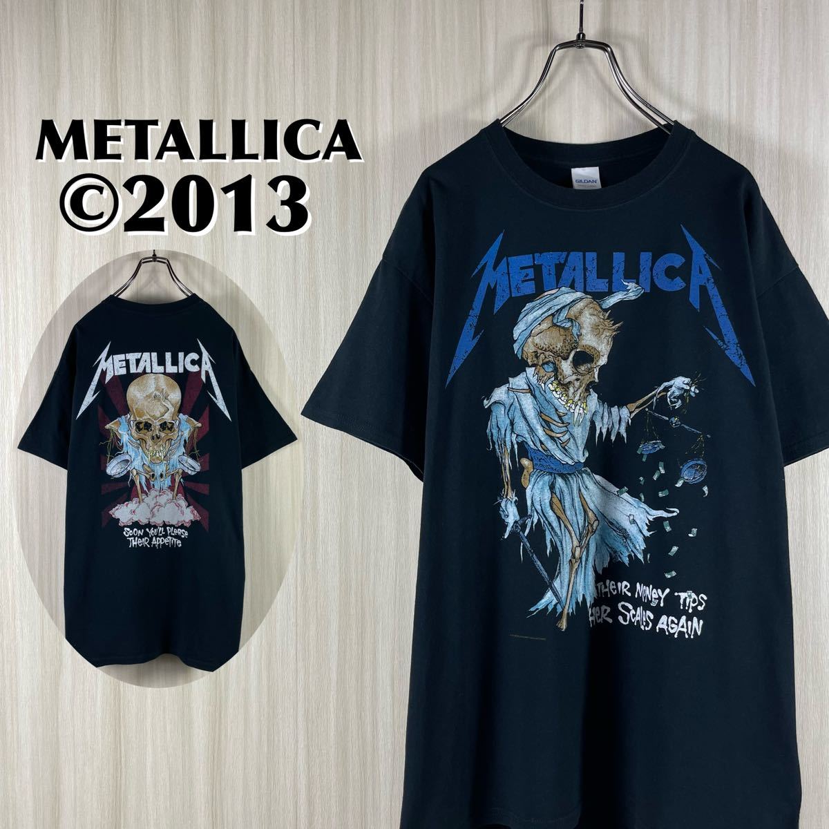 ついに再販開始!】 ギルダン 古着 正規品 バンドTシャツ 半袖 Lサイズ