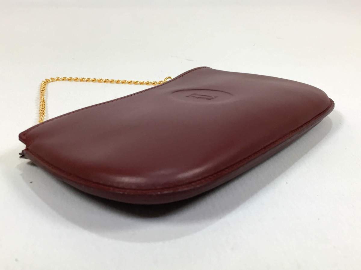 送料無料 【極美品 使用わずか】 Cartier カルティエ ポーチ
