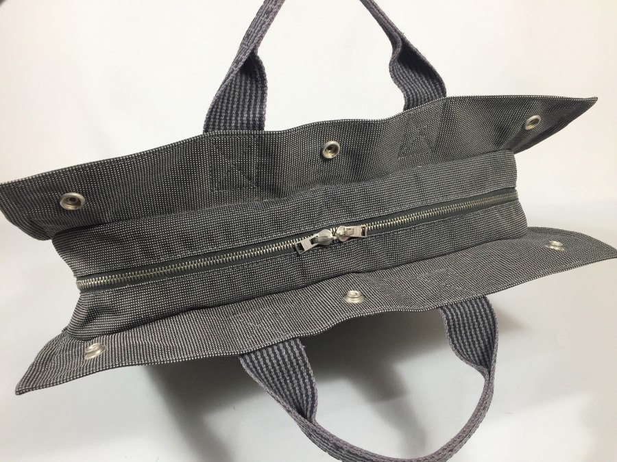 送料無料 【人気 美品】 HERMES エルメス トートバッグ エールライン