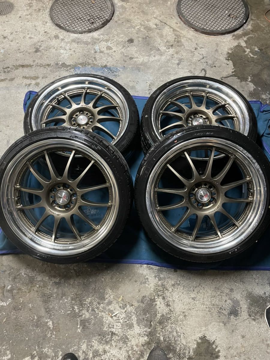 Work 戦 Xsa 19インチ Lemansv タイヤ付深リム タイヤホイールセット 86 Brz 8j 40 9j 45 Pcd100 5穴 ラジアルタイヤ 売買されたオークション情報 ヤフオク の商品情報をアーカイブ公開 オークファン Aucfan Com