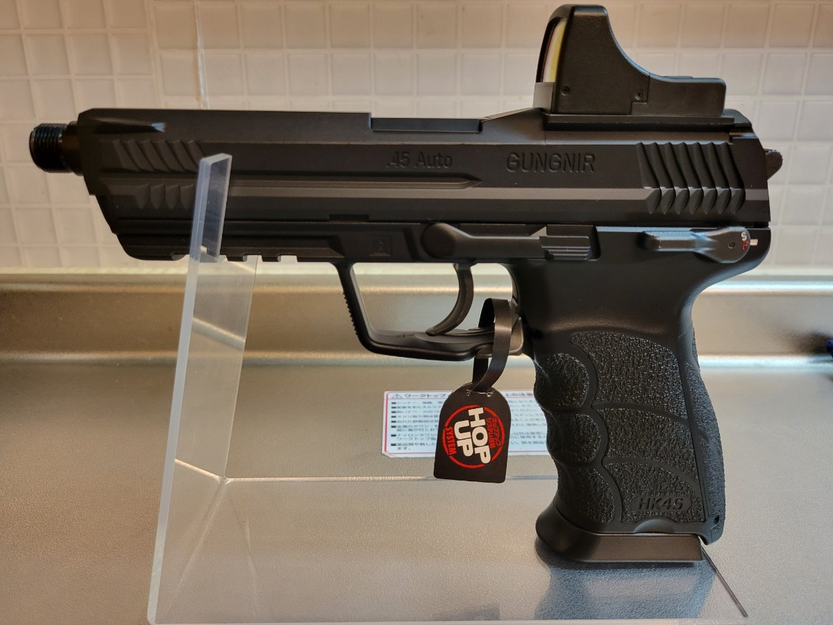 【ほぼ未使用品】東京マルイ 電動ハンドガン HK45 ロングパワーバレルverカスタム フルセット 2