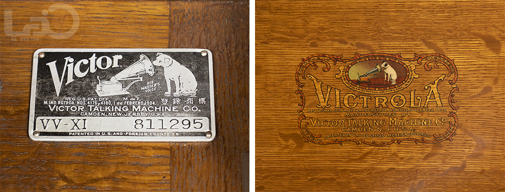 VICTOR VV-XI Victor creel to roller *kreten The Victrola Credenza SP record for highest peak gramophone vessel 2 sheets door the first period Ver.