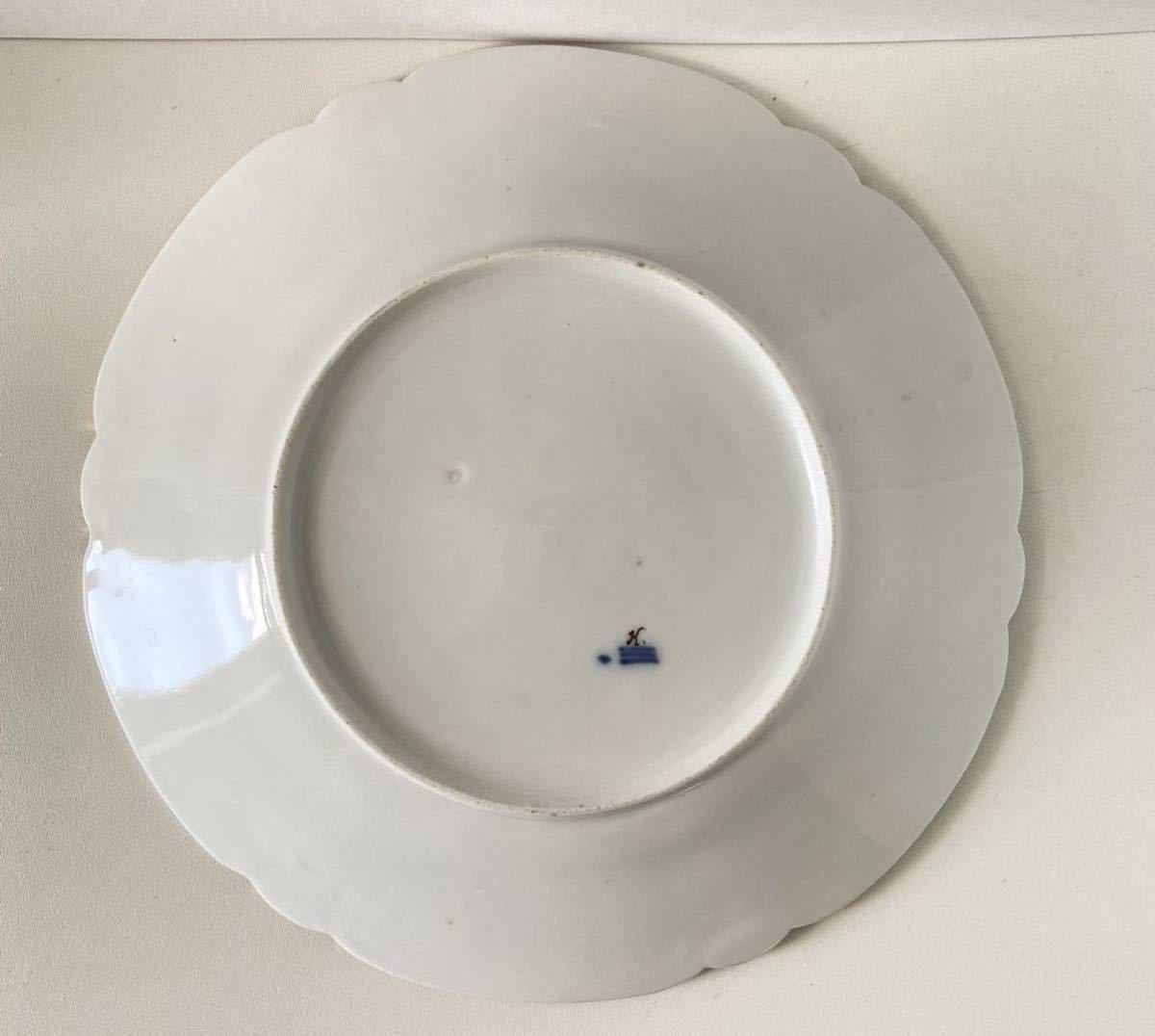 ロイヤルコペンハーゲン Royal Copenhagen 22cm plate 1870-90年代プレート 薔薇① 3