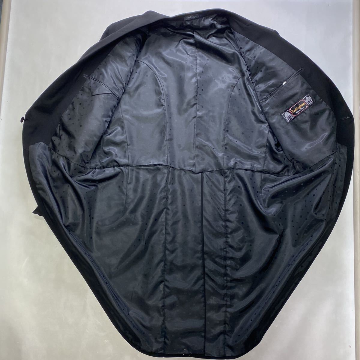 新品タグ付き激安モーニングコートBuckingham extrablack 3ピース