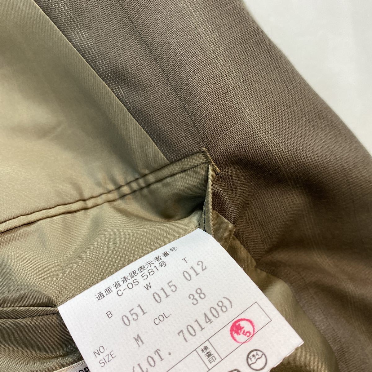 SALE／37%OFF】 新品54,000円タグ付き高級MANZONI2つボタンスーツ