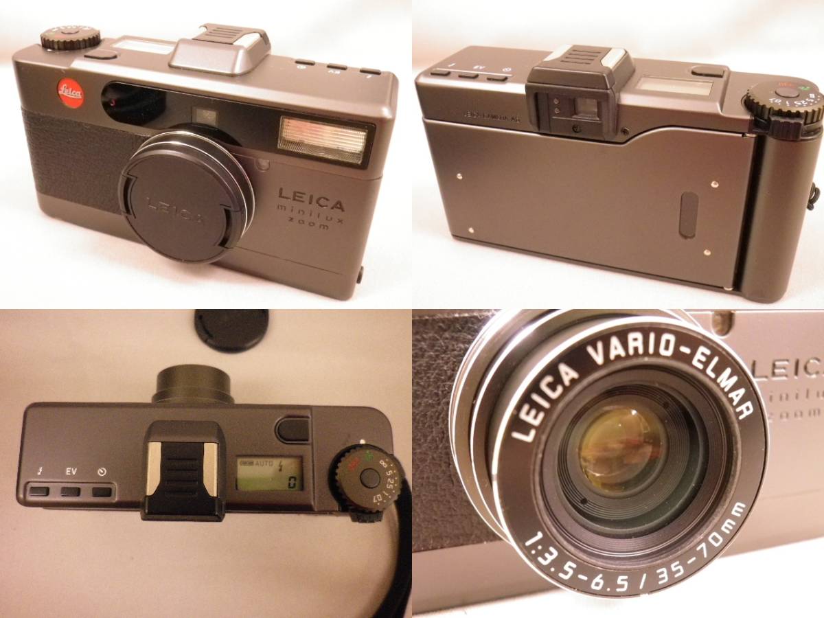 大黒屋 LEICA ライカ minilux zoom ミニルックス VARIO-ELMAR 1:3.5-6.5/35-70mm AF 動作確認済 グレー 美品(7210)_画像3