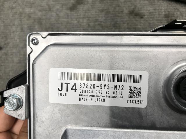 Ｎ－ＢＯＸ 6BA-JF3 エンジンコンピューター Gホンダセンシング NH883P 37820-5YS-N72 10,519km_画像5