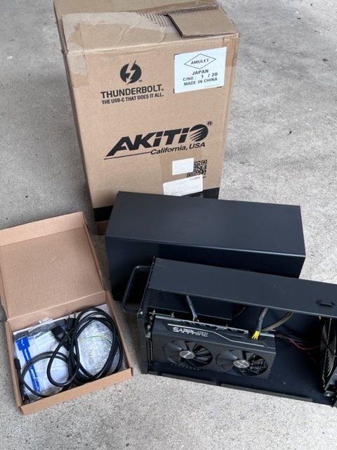 eGPU AKiTiO Node Thunderbolt3＋SAPPHIRE PULSE RADEON RX 580 8G_画像5