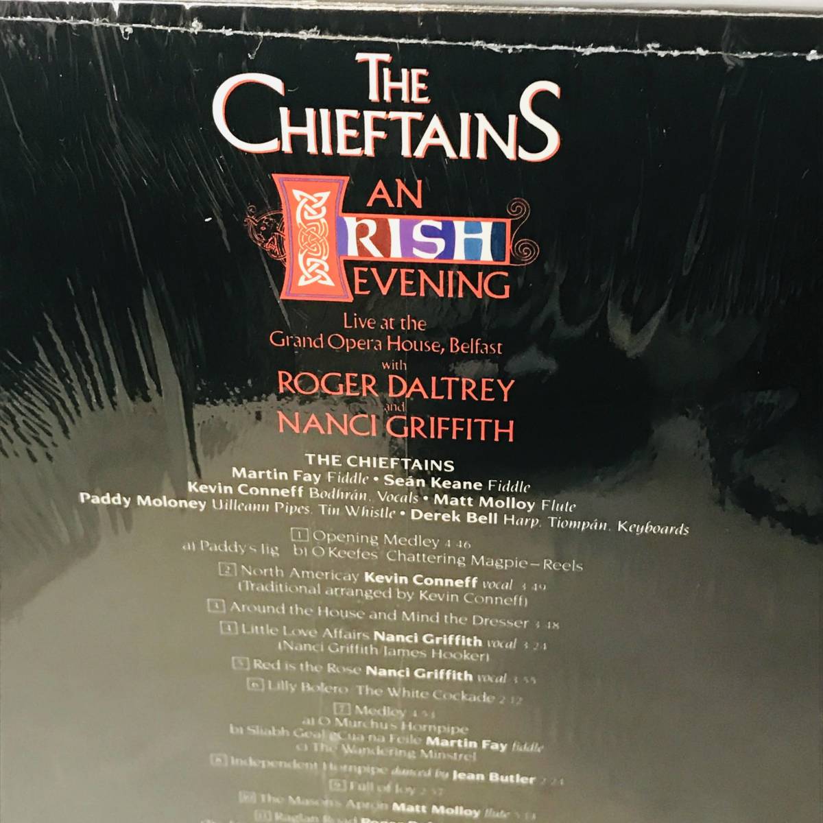 [LD｜輸入盤] 『The Chieftains An Irish Evening』ザ・チーフタンズ (盤面 /ジャケ : M /M )希少　US盤 NTSC_画像4