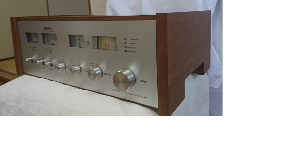 DENON FMステレオチューナーTU-355(木製ケース付) 難あり 4
