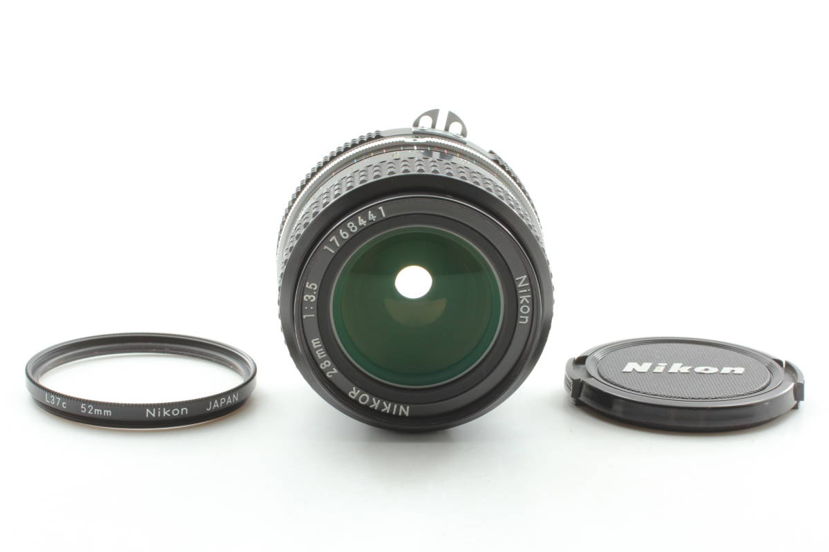 Nikon Nikkor Ai 28mm f/3.5 ニコン マニュアルフォーカス 広角レンズ SLR 一眼カメラ用_画像4