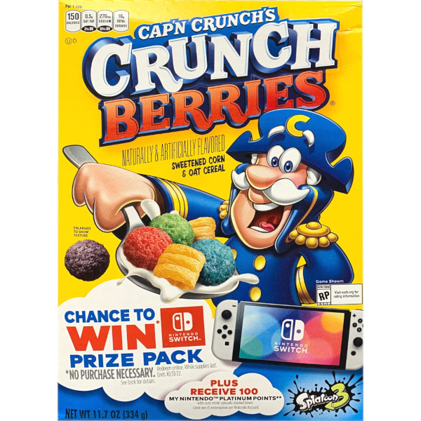 アメリカのシリアルは甘くて美味しい！ コーンとオーツ麦！Cap'n Crunch キャプテンクランチ コーン＆オーツ 　選べる3個_画像3