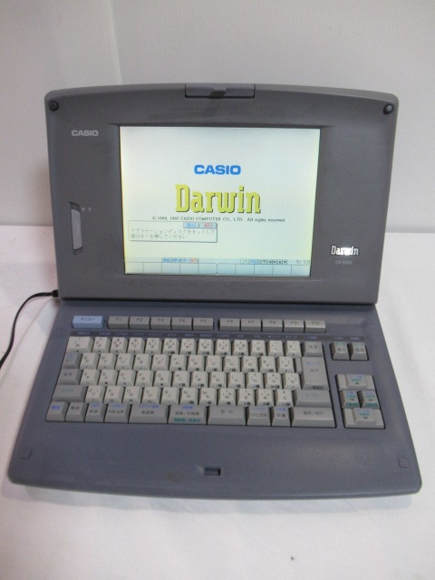□現状売□CASIO/カシオ カラーワープロ Darwin/ダーウィン Model:CX