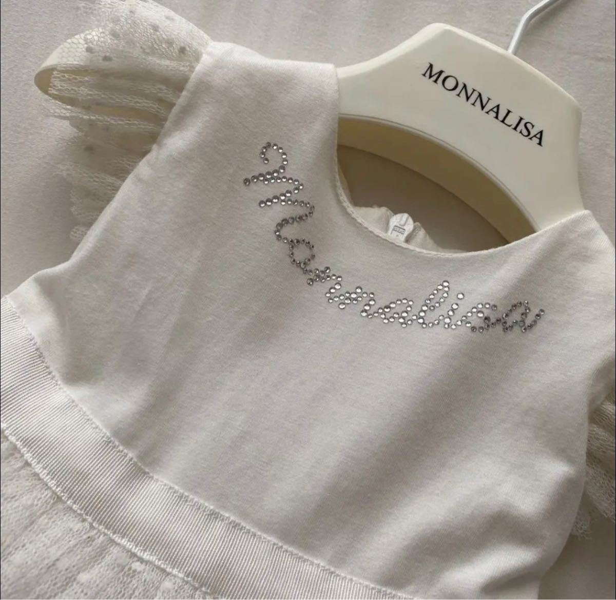 モナリザ MONNALISA ベビードレス 靴下セット 6M キャサリンコテージ