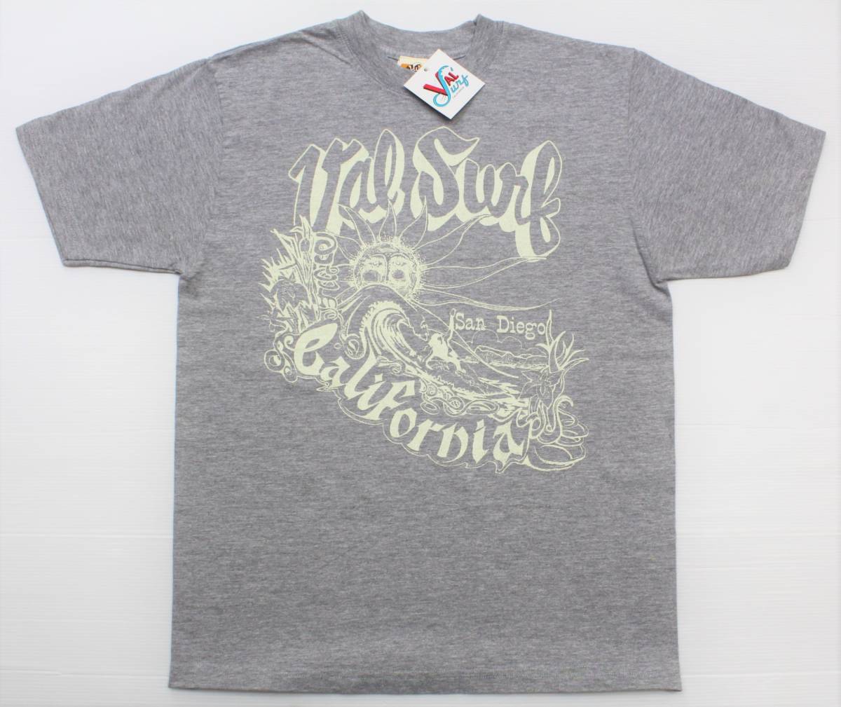 YTS47東洋MバルサーフVAL SURFサンディエゴUSA製 ハワイHAWAIIカリフォルニア70'S半袖TシャツCheswickチェスウィック_画像3