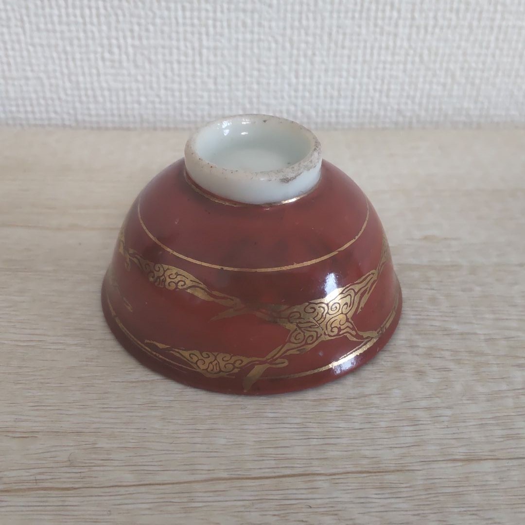お値下げしました、九谷 赤絵金彩 春画 盃 徳利セット kanfa720.com