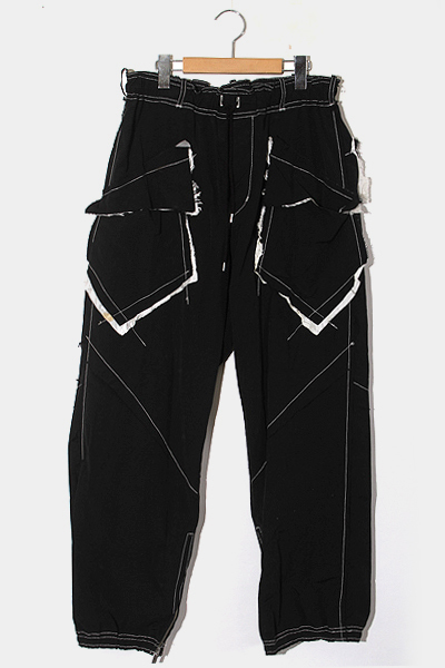 sulvam サルバム Easy Track Pants イージートラックパンツ M BLACK ブラック SI-P09-400 /● メンズ