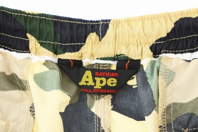 アベイシングエイプ A BATHING APE 1st camo yellow ファースト 猿カモ