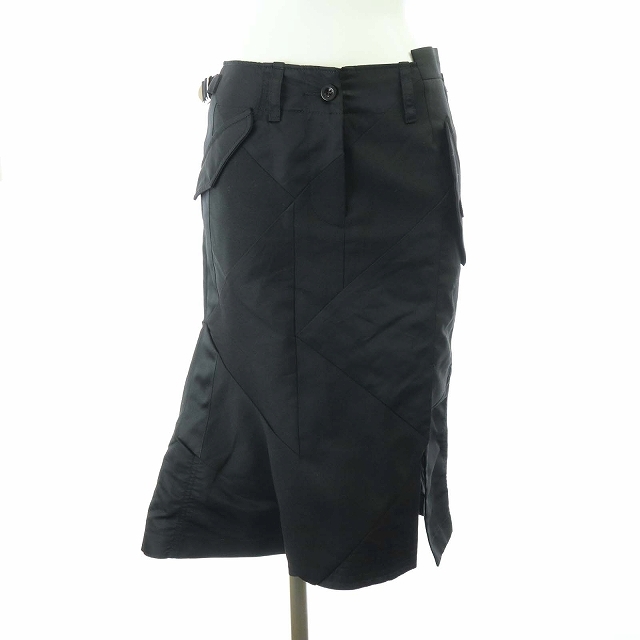 サカイ sacai Black Hank Willis Thomas Edition Mid-Length Mix Skirt