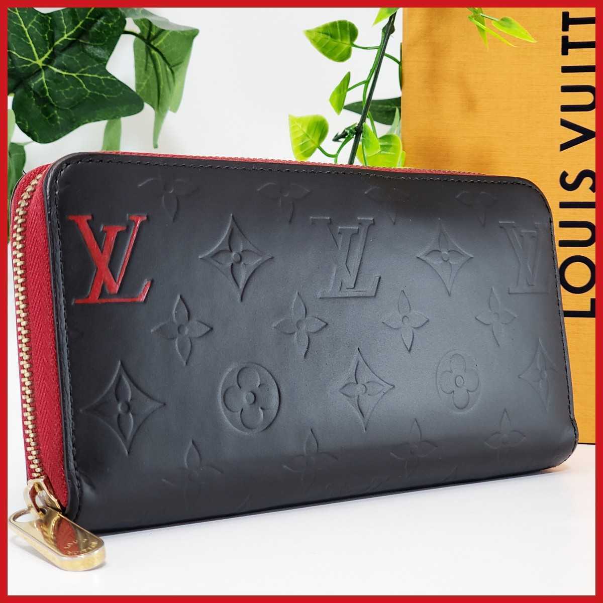 1円【美品】ルイヴィトン LOUIS VUITTON ヴェルニ ジッピーウォレット