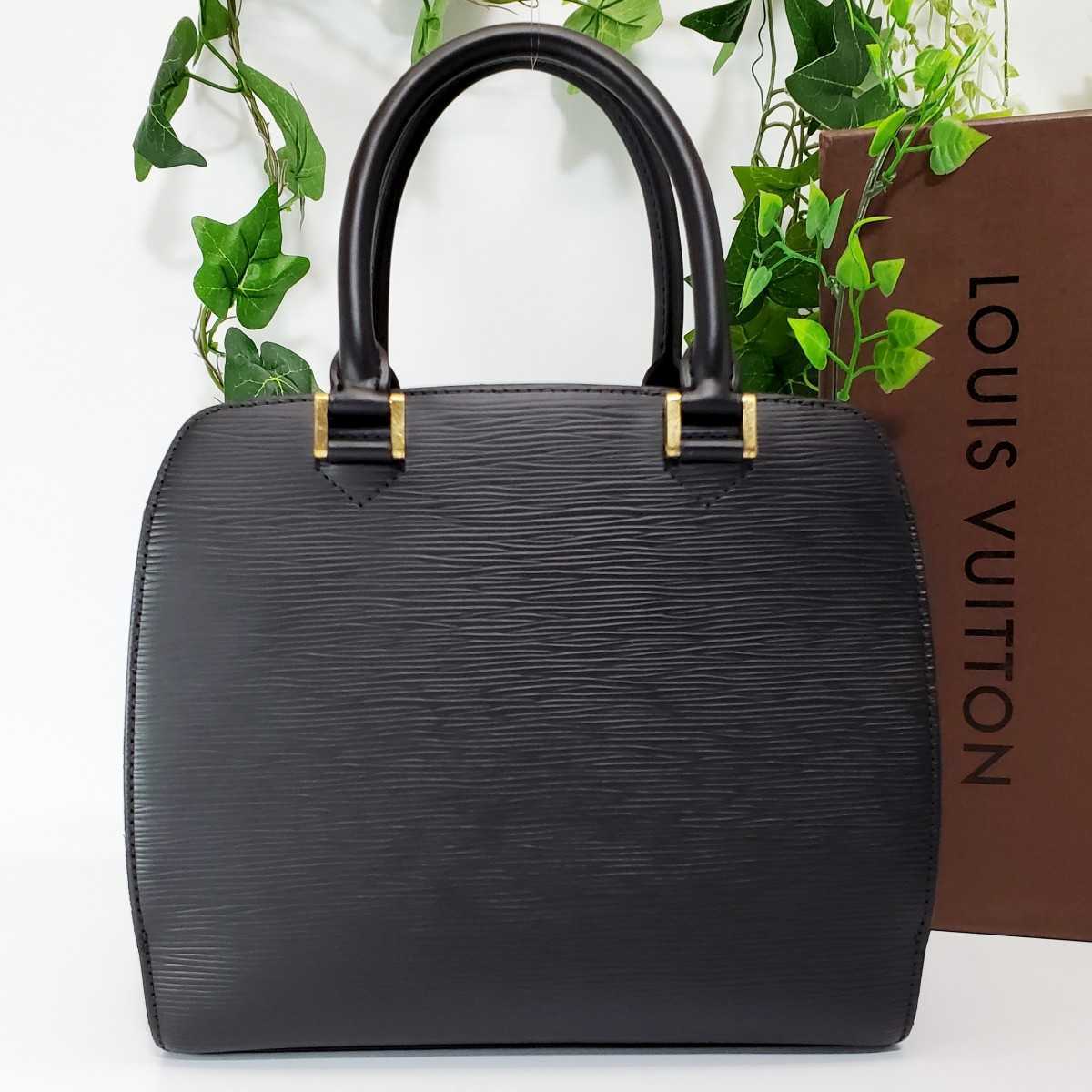 値段交渉受け付け エピ VUITTON LOUIS ポンヌフ 美品 ブラック ハンドバッグ