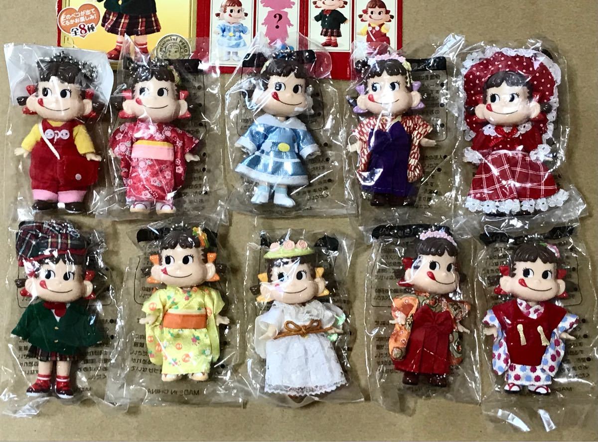 不二家《アイドルペコちゃん》全10種コンプ ミルキーペコ 未使用 不二家《アイドルペコちゃん》全10種コンプ ミルキーペコ 未使用