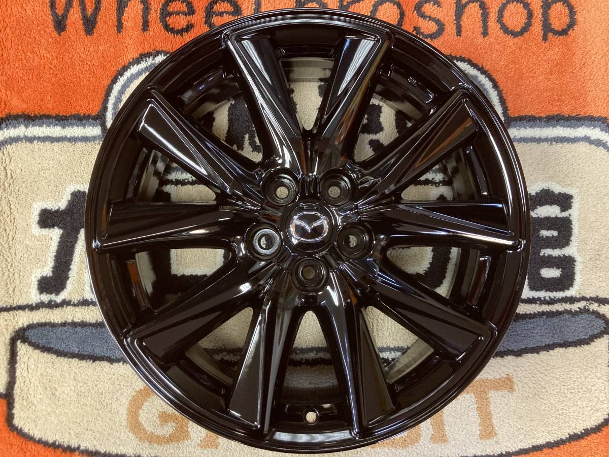 ◇MAZDA CX-5純正 19インチ ホイールのみ4本Set◇グロスブラック塗装品