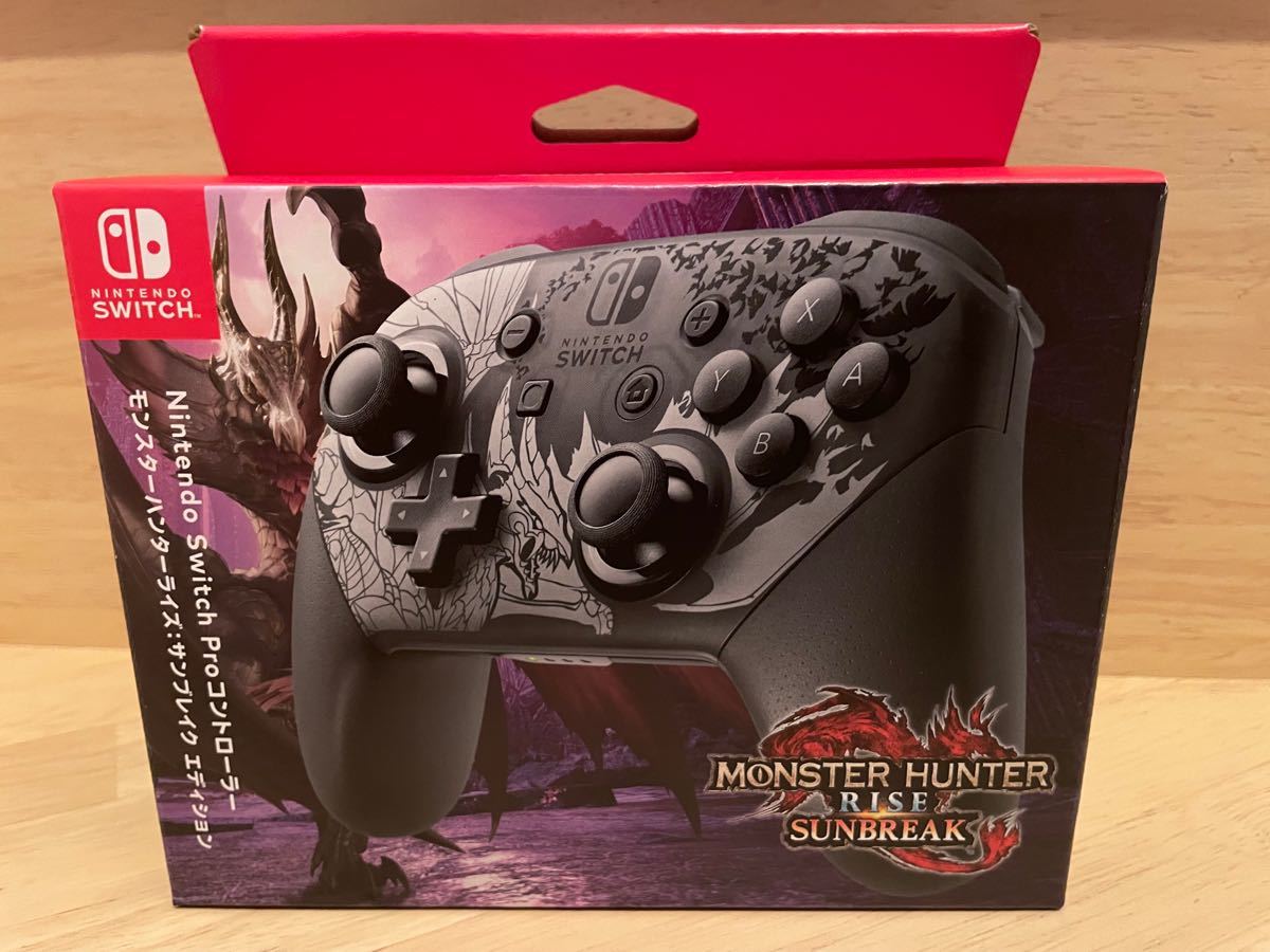 Nintendo Switch Proコントローラー モンスターハンターライズ:サン