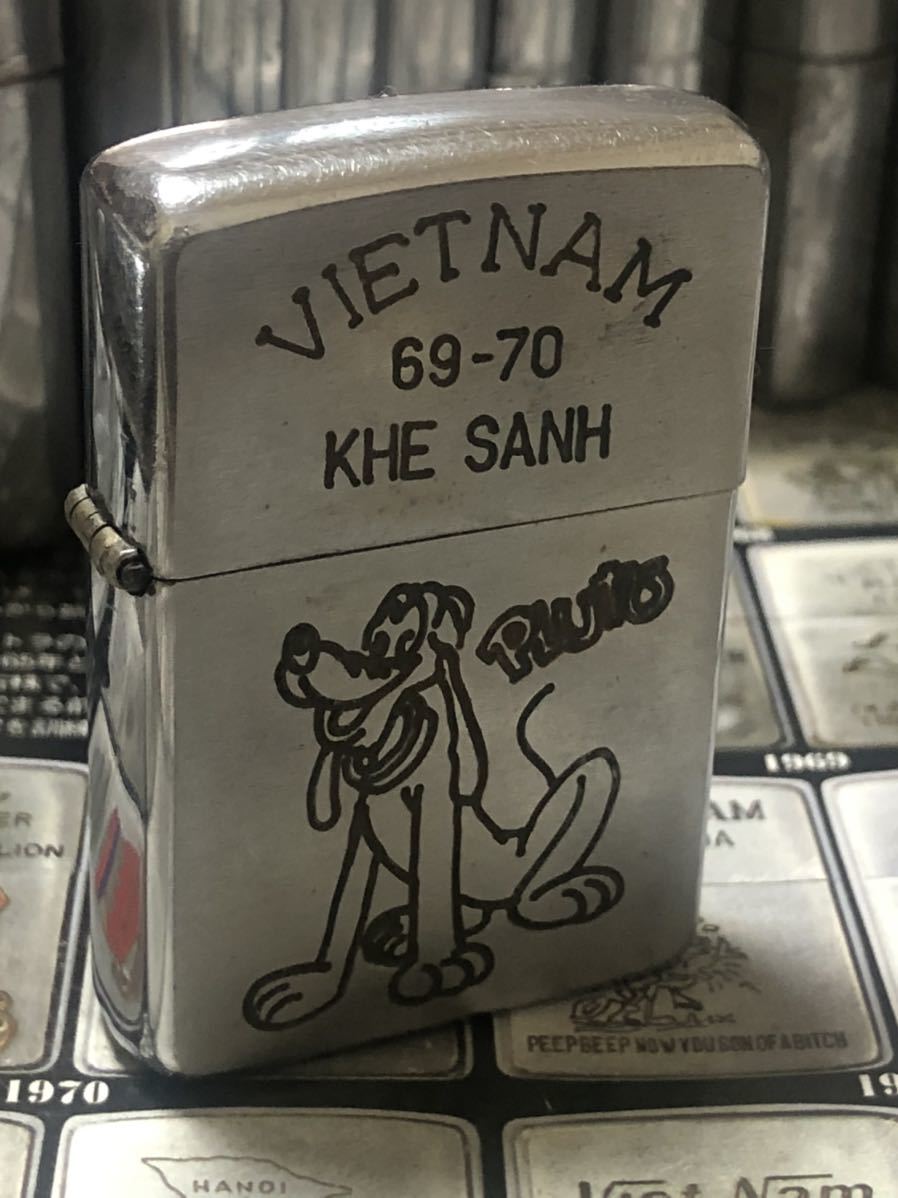 ベトナムZIPPO】本物 1969年製ベトナムジッポー「プルート」当時物 ヴィンテージ ミリタリー