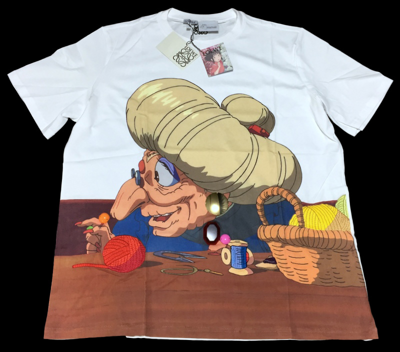 新品 Loewe ロエベ 千と千尋の神隠し クルーネック Tシャツ size M 湯