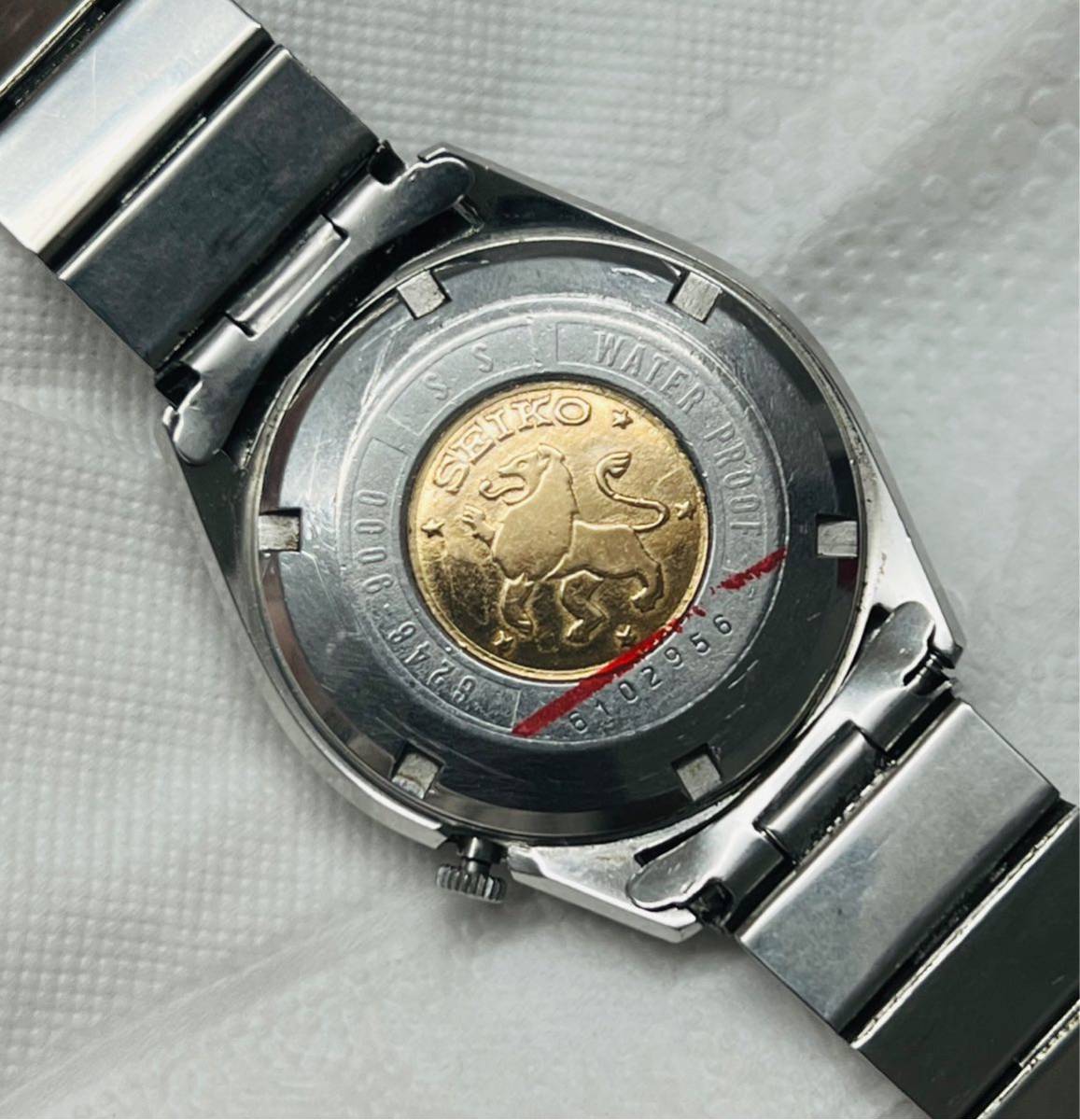 1円スタート Vintage Seikomatic chronometer cal 6246-9000 セイコー メンズ腕時計 _画像9