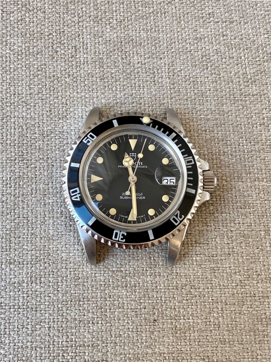 1円稼働 チューダ チュードル TUDOR サブマリーナ Prince Oyster Date - USED ref 79090 ブラックダイヤル ケースのみ_画像1