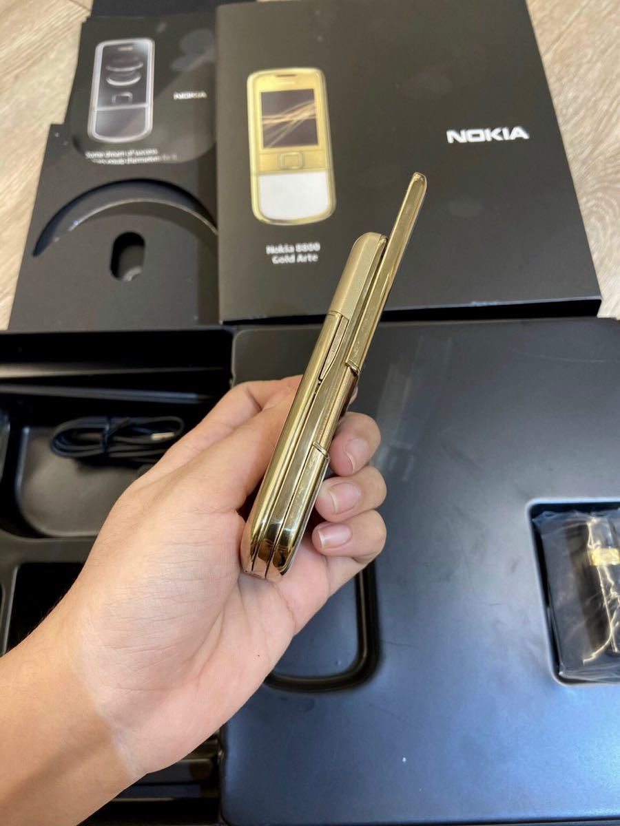 1円から ノキア 8800 ゴールド エット Made in UK Nokia 8800 Gold Arte 展示品用_画像5