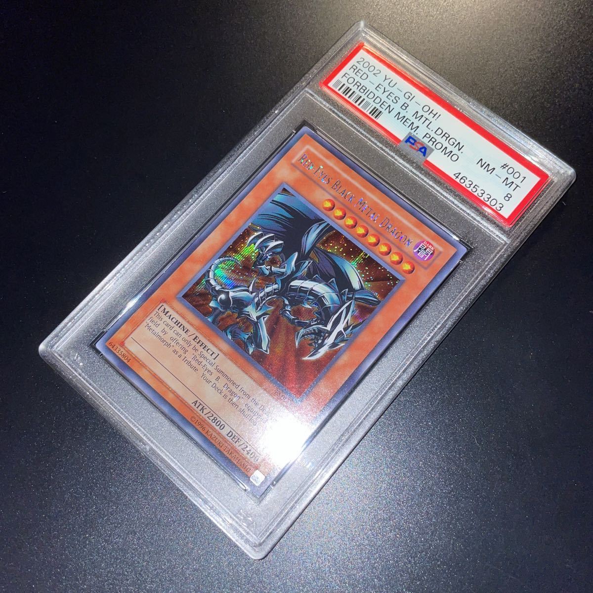 PSA8】 遊戯王 レッドアイズブラックメタルドラゴン FMR-001 英語版