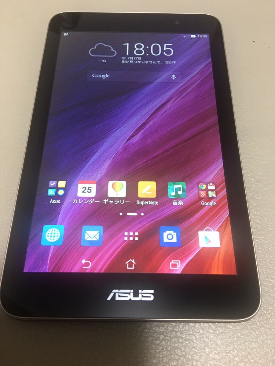 美品 ASUS MeMO Pad 7 K013 ME176C Intel CPU 軽量7インチ　Wi-Fiモデル_画像1