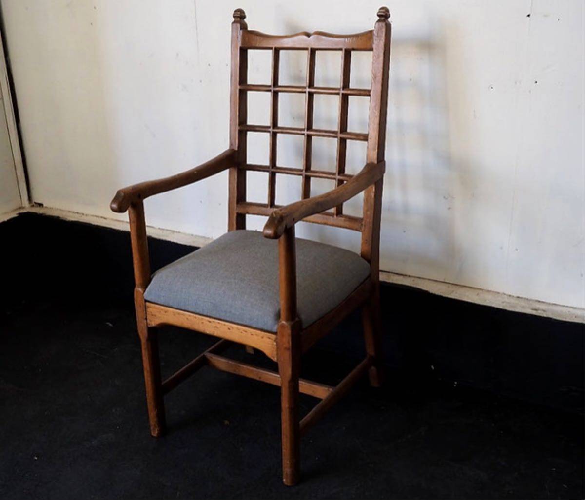 イギリス　アンティーク　骨董　ファーマーズチェア　アンティークチェア　ウッドチェア 木製椅子 フランスアンティーク ダイニングチェア