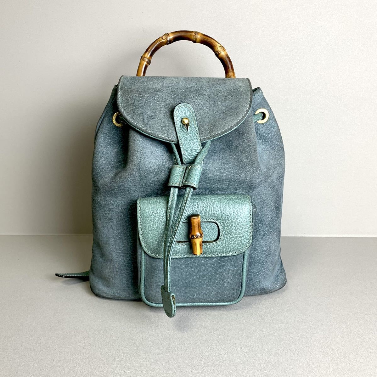 バンブー Gucci リュック スエードの通販 by 165@CO.JP's