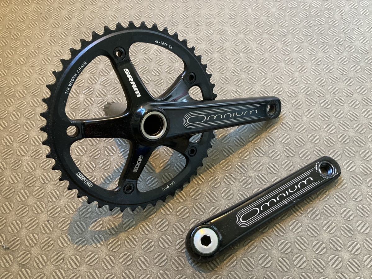 生産終了 貴重 165 SRAM OMNIUM スラム オムニウム ブラック 純正BB