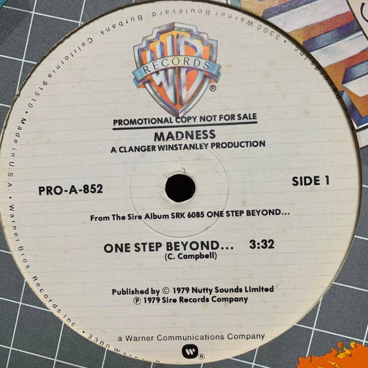 ◆ Madness - One Step Beyond (Long Version)◆12inch US盤promo DISCOヒット!!_画像1
