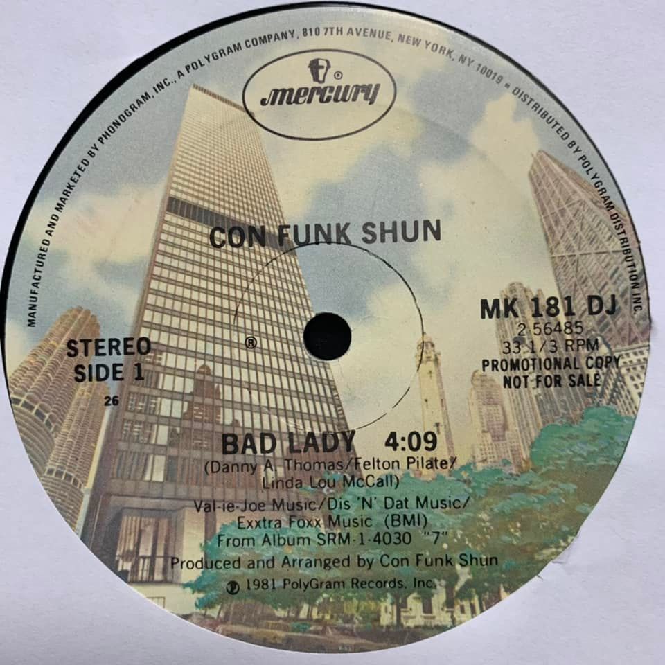 ◆ Con Funk Shun - Bad Lady ◆12inch US盤promo サーファーDISCOヒット!!_画像2