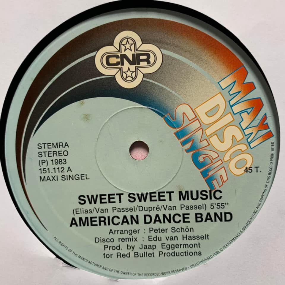 ◆ American Dance Band - Sweet Sweet Music ◆12inch オランダ盤 DISCOヒット!_画像2