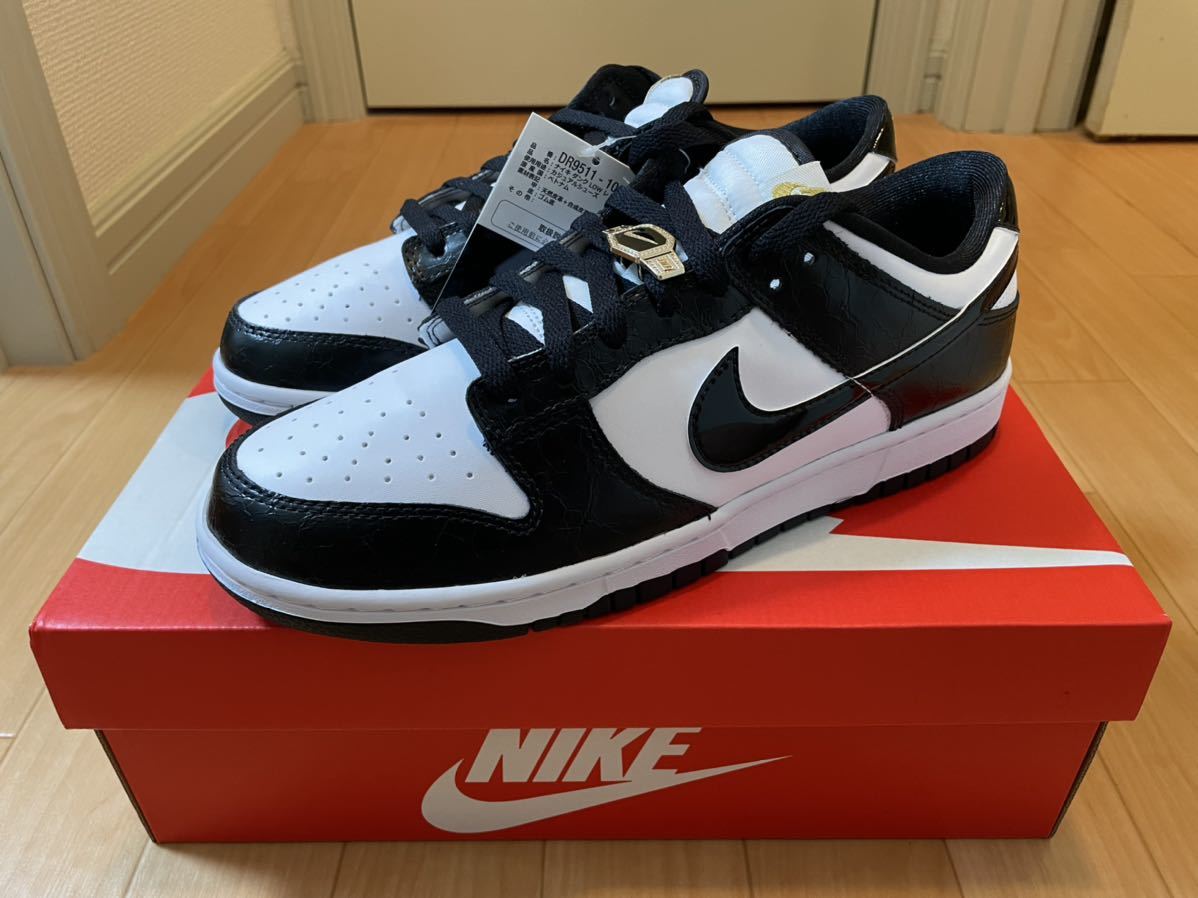 27 5cm NIKE DUNK LOW RETRO SE World Champ/Black and White ナイキ