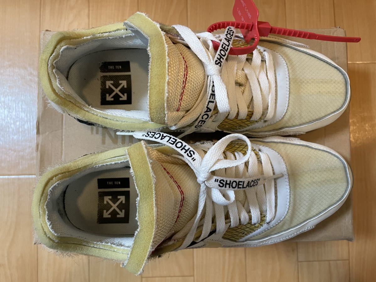 27cm THE 10 NIKE AIR MAX 90 off-white THE TEN オフホワイト 27cm THE 10 NIKE AIR MAX 90 off-white THE TEN オフホワイト