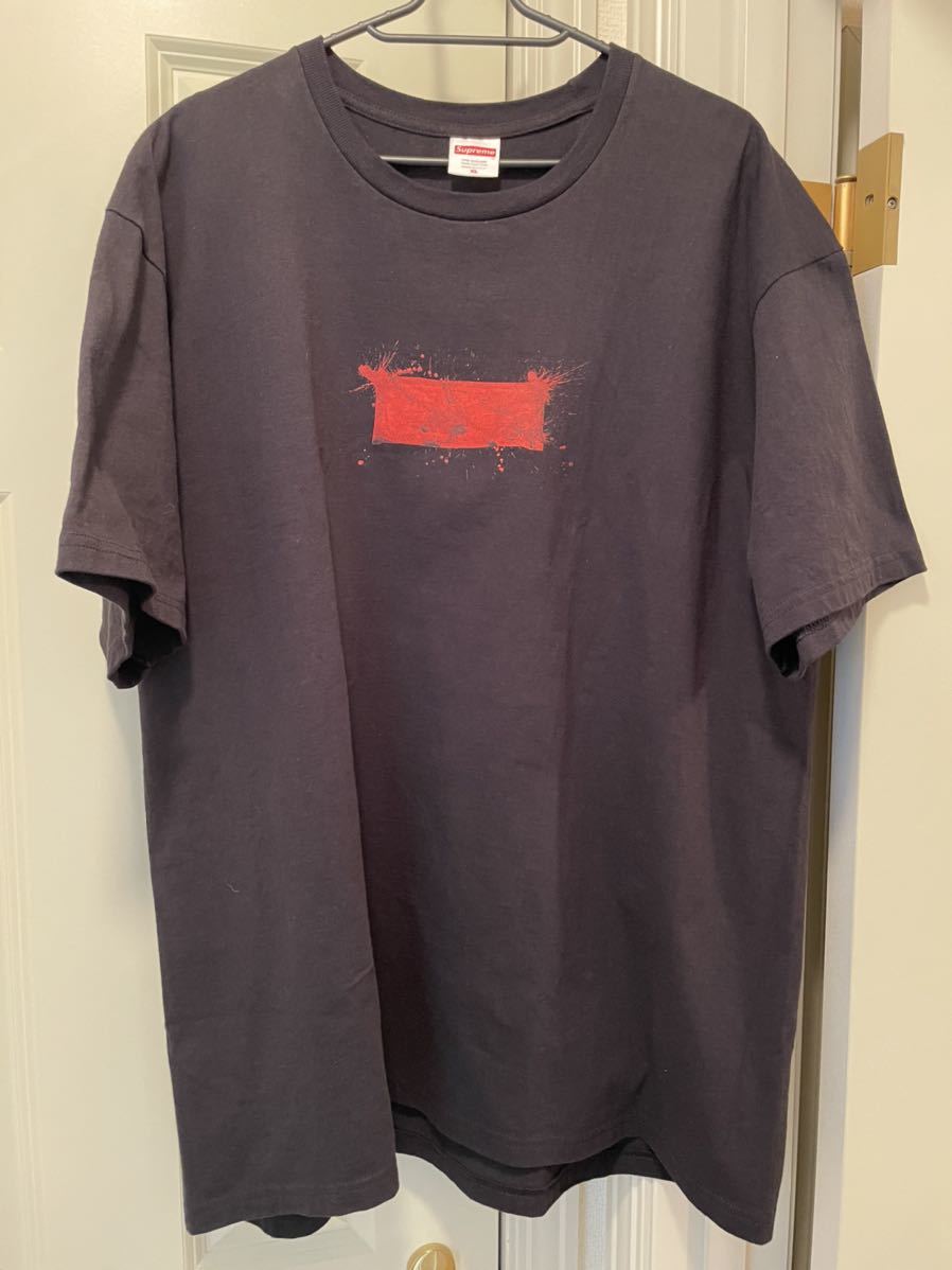 XL Supreme Ralph Steadman Box Logo Tee Black XLarge SS