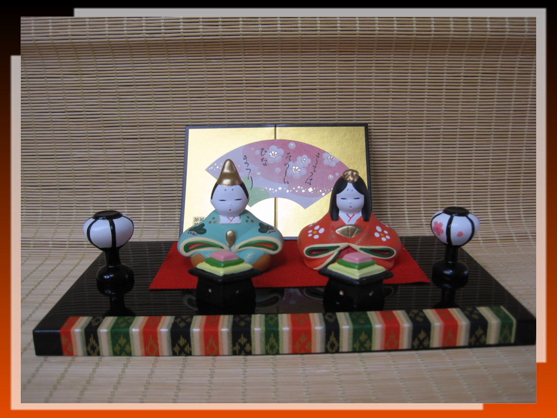 (^o^) [ cheap ... peace small articles ] * better fortune . luck *....* good . ten thousand .* Hinamatsuri ..... growth . request [-.. parent . decoration .-] folding screen attaching doll hinaningyo!- prompt decision have 