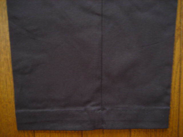  prompt decision new goods stretch two tuck slacks W85~91 L65 dark color series / waste to rubber hemming ending / 40627① - 3 /