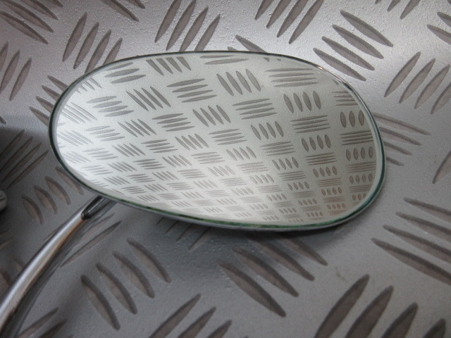 PearShape.1950-1967 VW air cooling T1 Beetle mirror pr NEW PearShape IAP 113857513AT 14AT Outside Mirror