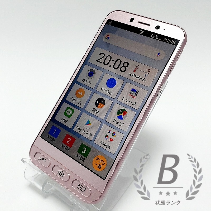 AQUOS シンプルスマホ4 SIMロック解除済み softbank ピンク Bランク